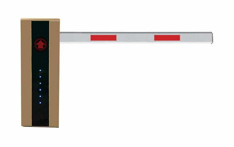 Intelligent Folding Arm Boom Barrier Gate with Brushless Motor & RFID Access Control System – Ideal for Low-Ceiling Parking Structures