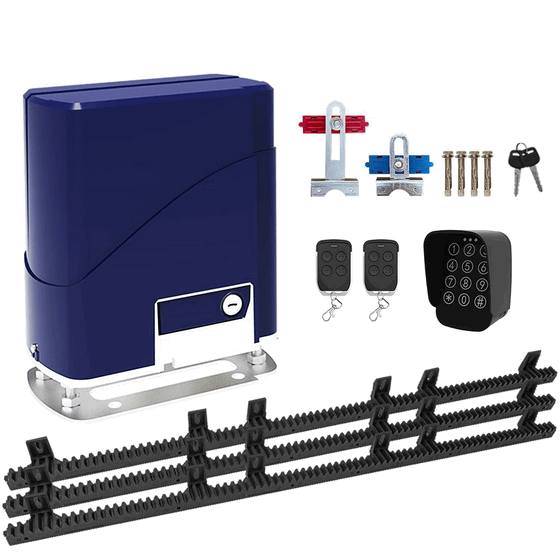 Baroxon 800kg Heavy-Duty Automatic Sliding Gate Motor Kit – Electric Sliding Gate Opener with Wireless Remote Control System for Residential and Commercial Property Access Control Baroxon 800k