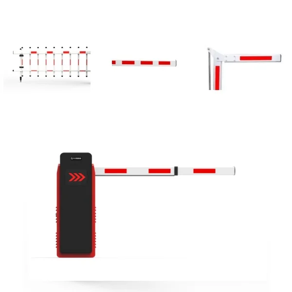 High-Speed Electric Boom Barrier Gate with RFID IC Card Access - Smart Motorized Vehicle Access Control & Automated Parking Management System