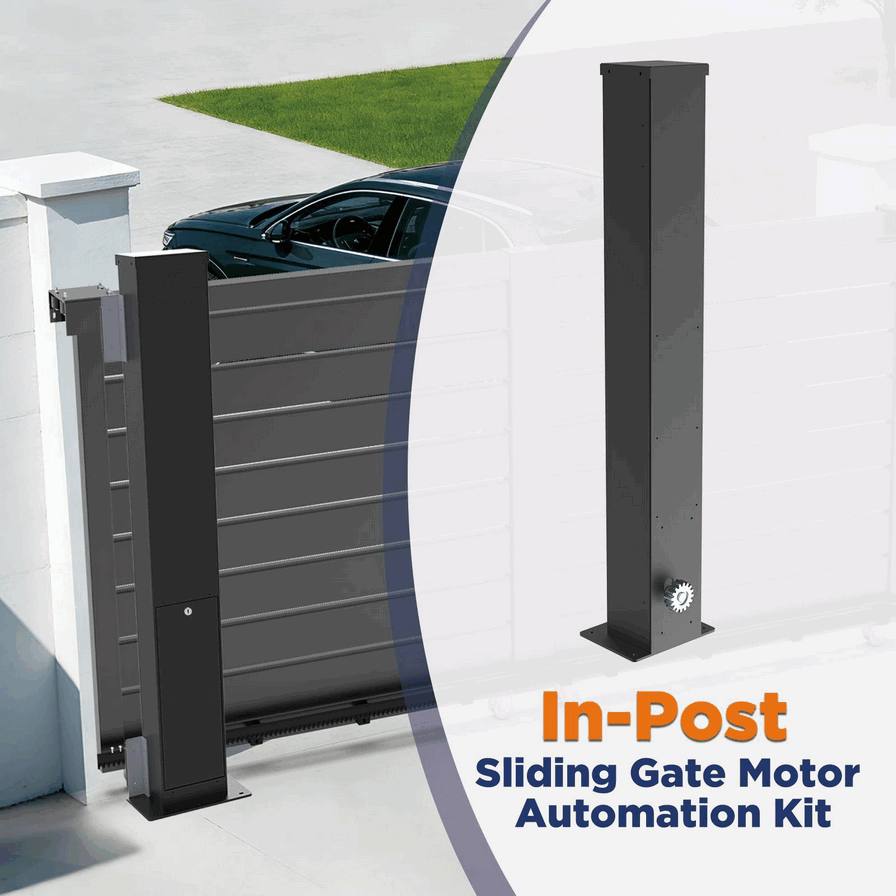 Affordable DIY In-Post Automatic Sliding Gate Motor Kit – Cost-Effective Electric Sliding Gate Opener System for Easy Residential Installation
