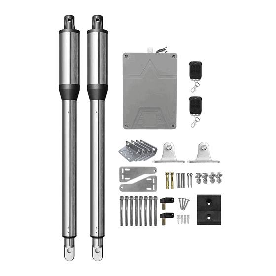 24VDC Heavy-Duty Automatic Double Swing Gate Opener Kit – Dual Arm Electric Gate Motor System for Residential and Commercial Perimeter Security