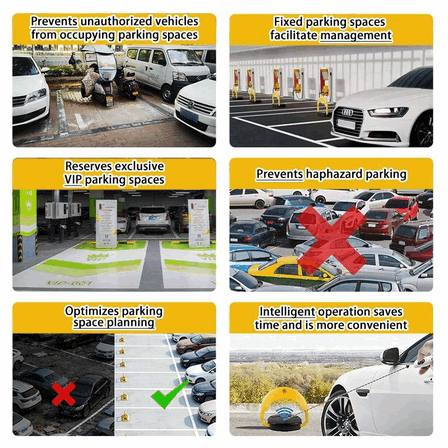 Heavy-Duty Bluetooth Automatic Smart Parking Space Barrier Lock – Mobile App Controlled Vehicle Access Parking Lock System