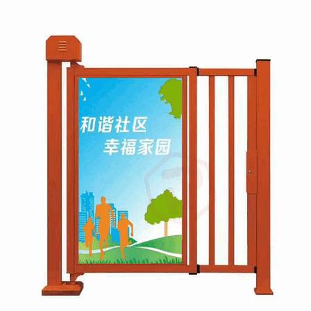 Manual Rotating Advertising Swing Barrier Gate for Retail Malls – Dynamic Branding Display and Pedestrian Access Control System