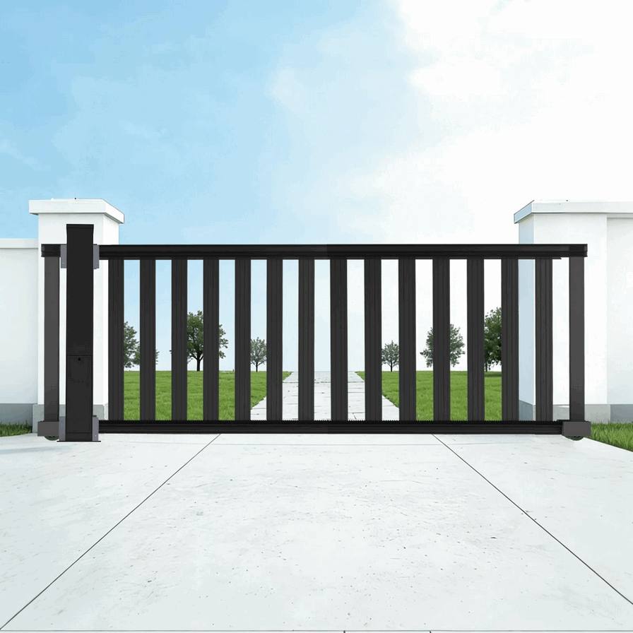 Affordable DIY In-Post Automatic Sliding Gate Motor Kit – Cost-Effective Electric Sliding Gate Opener System for Easy Residential Installation