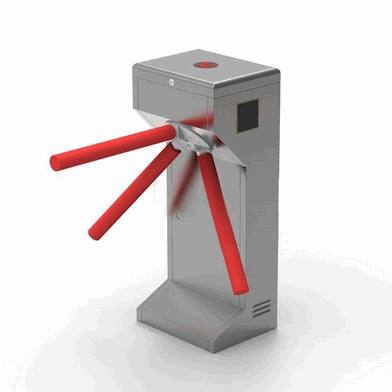 Baroxon Ba-611-460S High-Speed Tripod Turnstile - Professional Commercial Pedestrian Access Control Gate & Biometric Security System