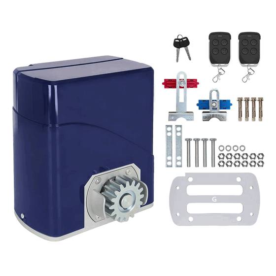 800kg Heavy-Duty Industrial-Grade Automatic Sliding Gate Motor Kit – Electric Sliding Gate Opener with Wireless Remote Control System for Perimeter Access Control