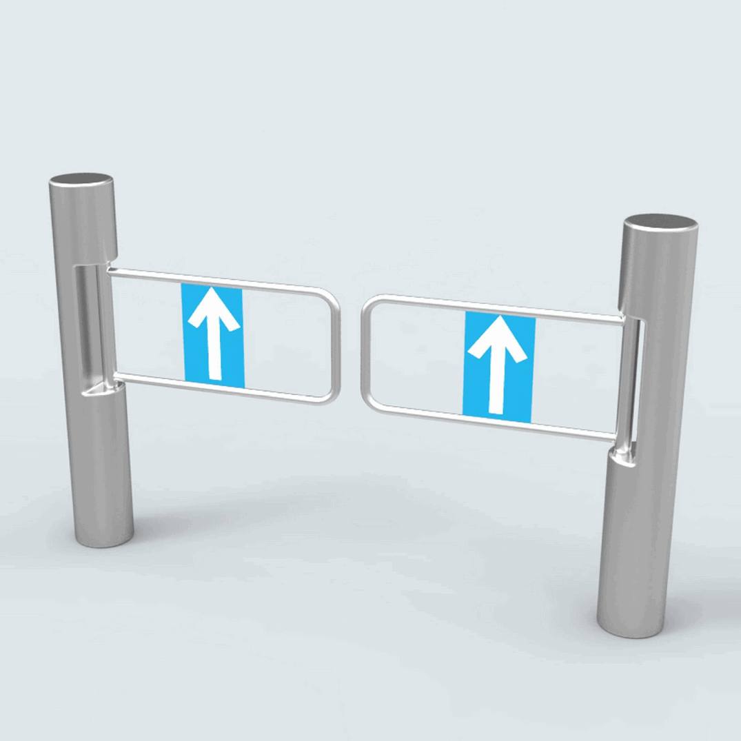 Intelligent Bi-Directional Swing Barrier Gate - Brushless Motor Automatic Access Control System for High-End Security