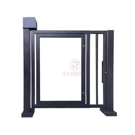 Manual Rotating Advertising Swing Barrier Gate for Retail Malls – Dynamic Branding Display and Pedestrian Access Control System