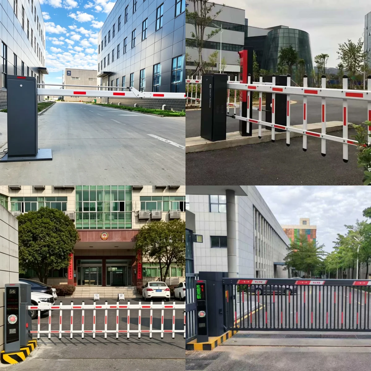 Brushless Motor ANPR Parking Barrier Gate - Smart License Plate Recognition Vehicle Access Control & Automated Traffic Management System