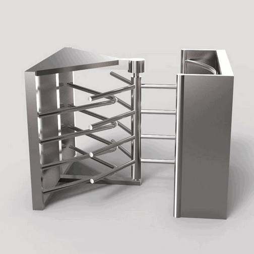 Heavy-Duty Full-Height Automatic Turnstile Gate for Factories, Construction Sites, and Critical Infrastructure – Maximum Perimeter Security Access Control System