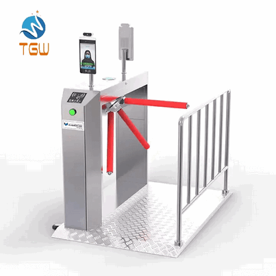 Intelligent Tripod Turnstile Gate with Face Recognition System - High-Speed Pedestrian Access Control Solution