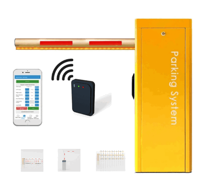 Portable 6-Meter Boom Gate Radar and Infrared Sensor System – Automated Barrier Security and Traffic Access Control Solution