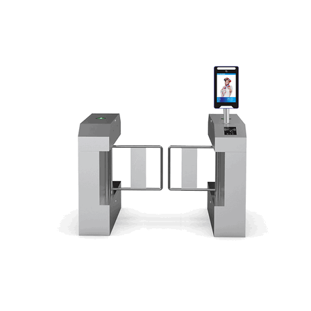 Luxury Automatic Swing Barrier Turnstile Gate for Hotel Lobbies and Executive Offices – Premium Entrance Control System
